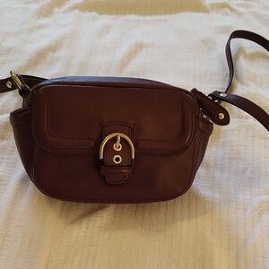Coach Burgundy Campbell Crossbody